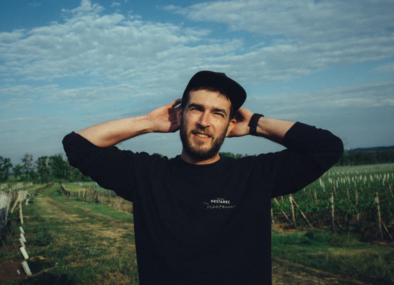 Natural wine icon Milan Nestaric in his vineyard in Moravia, Czech Republic. Milan Nestarec wines now available in Metro Manila via supernaturalwine.ph