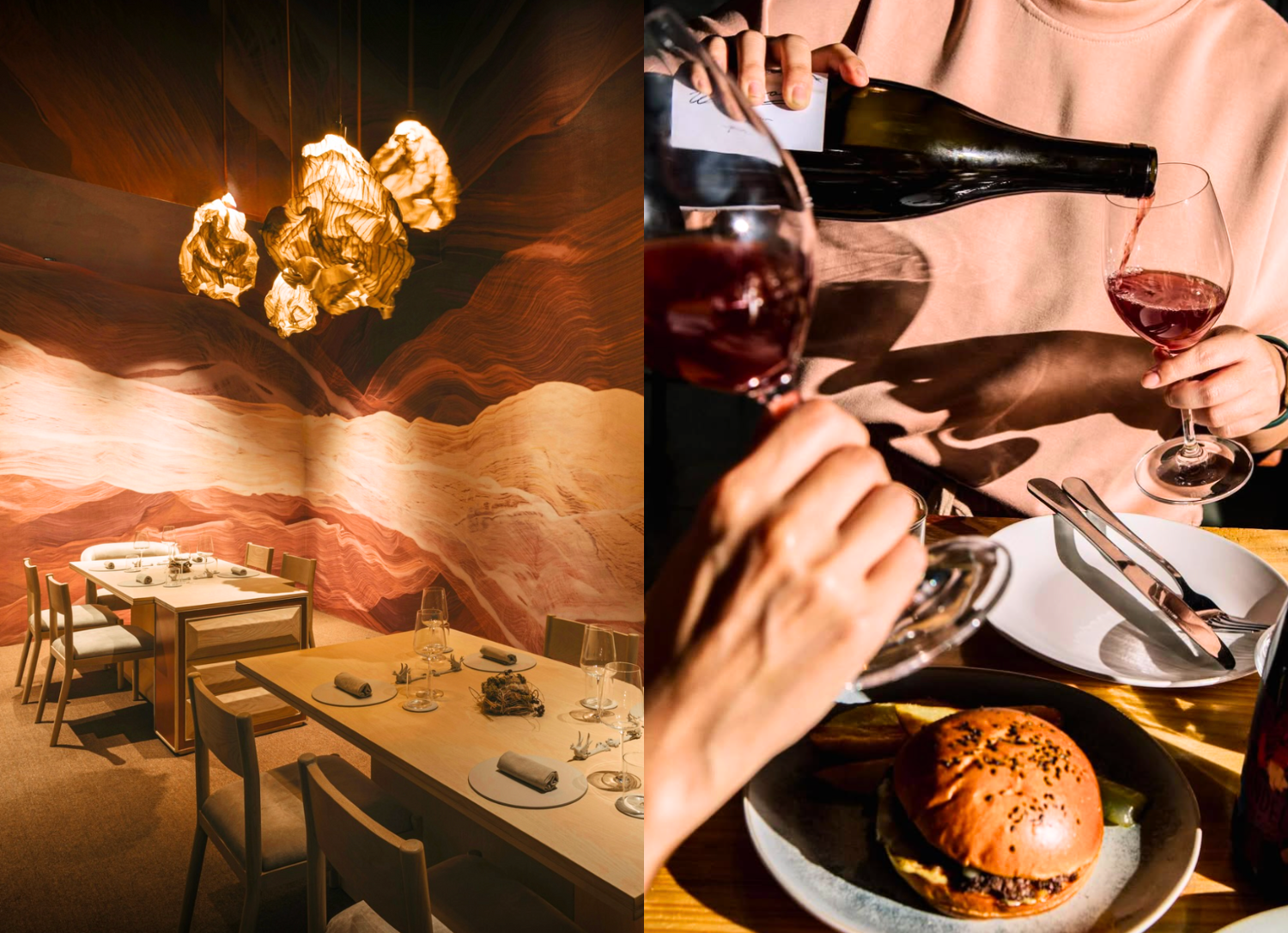 Natural wine and food served at Metro Manila restaurants Liyab and Bibio